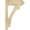 Ekena Millwork Legacy Arts & Crafts Rough Sawn Outlooker, Douglas Fir, 6"W x 16"D x 24"H OUT06X16X24LEC03RDF - alternate 3